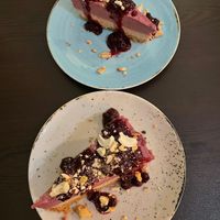 Berry Cheesecakes, absolutely scrumptious !  at Kong - Food Made With Compassion in Lisbon