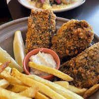 Fish and Chips  at Kong - Food Made With Compassion in Lisbon