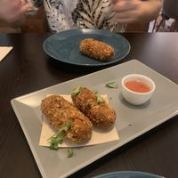 vegan croquettes   at Kong - Food Made With Compassion in Lisbon