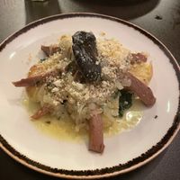 Octopus from mushroom and potatoes  at Kong - Food Made With Compassion in Lisbon