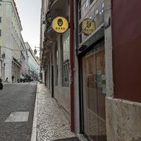 View from the street at Kong - Food Made With Compassion in Lisbon