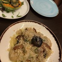 Octopus and brochetta  at Kong - Food Made With Compassion in Lisbon