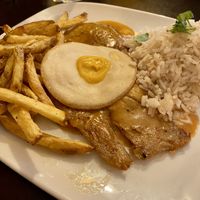 Seitan steak and vegan egg  at Kong - Food Made With Compassion in Lisbon