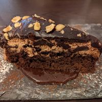 Nutella cake at Kong - Food Made With Compassion in Lisbon