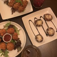 Croquettes, cauliflower, champions  at Kong - Food Made With Compassion in Lisbon