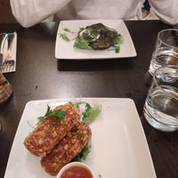 Croquettes and bruschetta at Kong - Food Made With Compassion in Lisbon