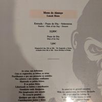 Menu 1. at Kong - Food Made With Compassion in Lisbon