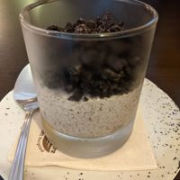 Mousse de Oreo dessert - 4.5/5.

Included in Lunch Menu (Starter + Dish of the Day + Dessert) for 12,90€. at Kong - Food Made With Compassion in Lisbon