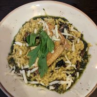 Dish of the day, Risotto - 4.5/5.

Included in Lunch Menu (Starter + Dish of the Day + Dessert) for 12,90€. at Kong - Food Made With Compassion in Lisbon