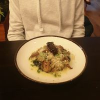 Vegan octopus dish   at Kong - Food Made With Compassion in Lisbon