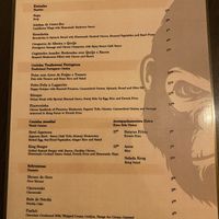 Food menu  at Kong - Food Made With Compassion in Lisbon