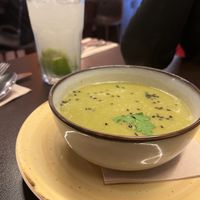 deliciosa sopa de arvejas   at Kong - Food Made With Compassion in Lisbon