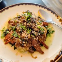 Happy octopus at Kong - Food Made With Compassion in Lisbon