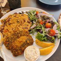 The "fish" dish at Kong - Food Made With Compassion in Lisbon