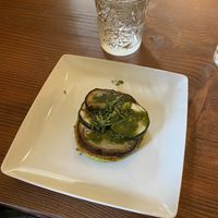 Spinach bread bruschetta  at Kong - Food Made With Compassion in Lisbon