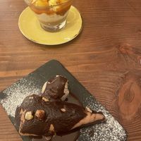 Parfait and Nutella cake  at Kong - Food Made With Compassion in Lisbon