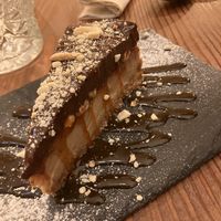 Snickers tart  at Kong - Food Made With Compassion in Lisbon