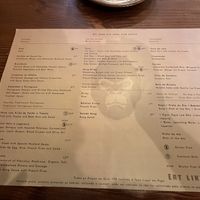 Menu.  at Kong - Food Made With Compassion in Lisbon
