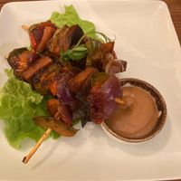 Portuguese skewers at Kong - Food Made With Compassion in Lisbon