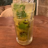 Passion fruit martini at Kong - Food Made With Compassion in Lisbon