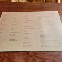 Drinks menu at Kong - Food Made With Compassion in Lisbon