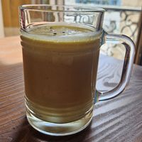 Delicious mango lassi at Kong - Food Made With Compassion in Lisbon