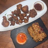 Wings and croquettes   at Kong - Food Made With Compassion in Lisbon