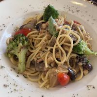 Special of the day: mushrooms carbonara   at Kong - Food Made With Compassion in Lisbon