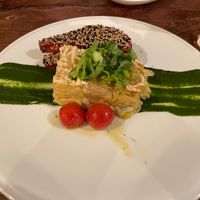 Mediterraner „Lachs“ aus Tofu   at Kong - Food Made With Compassion in Lisbon