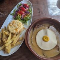 "Steak and egg" at Kong - Food Made With Compassion in Lisbon