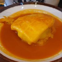 Francesinha (absolutely delicious) at Kong - Food Made With Compassion in Lisbon
