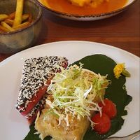 Tofu with potatoes. Divine! at Kong - Food Made With Compassion in Lisbon