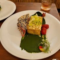 Salmon tofu - wonderful at Kong - Food Made With Compassion in Lisbon