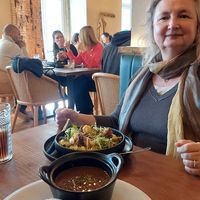 Feijoada and mushroom risotto at Kong - Food Made With Compassion in Lisbon