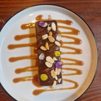 Dessert Snickers, unbeschreiblich gut. at Kong - Food Made With Compassion in Lisbon