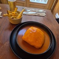 Francesinha at Kong - Food Made With Compassion in Lisbon