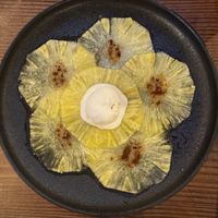 Pineapple carpaccio  at Kong - Food Made With Compassion in Lisbon