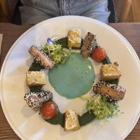 Mediterranean “salmon"  at Kong - Food Made With Compassion in Lisbon