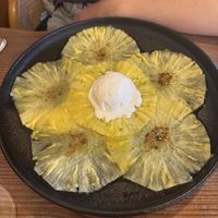 Pineapple carpaccio   at Kong - Food Made With Compassion in Lisbon