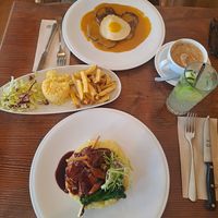 Vegan ribs and bitoque at Kong - Food Made With Compassion in Lisbon