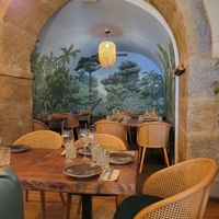 Inside the restaurant at Kong - Food Made With Compassion in Lisbon