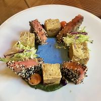 Tofu “salmón” mediterráneo  at Kong - Food Made With Compassion in Lisbon