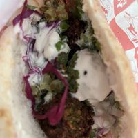   at Falafel Yoni in Montreal