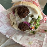   at Falafel Yoni in Montreal