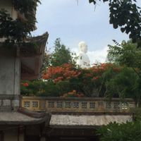 nearby Buddha statue at Thien Duyet in Nha Trang