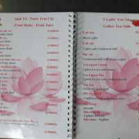 Menu last page at Thien Duyet in Nha Trang