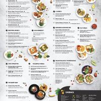 Recent menu- I asked for separate vegan menu and they didn’t have one which they apparently used to. A shame.  at Eats Restaurant in Eumundi