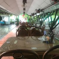 Inside - realised afterwards there’s an entrance at both ends of the restaurant, parallel with the river at Bo De in Hue