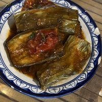 Eggplant with ginger   at Lien Hoa in Hue