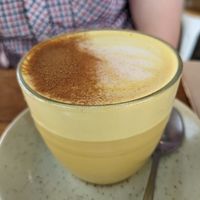 Golden Nights latte at Khamsa in Erskineville